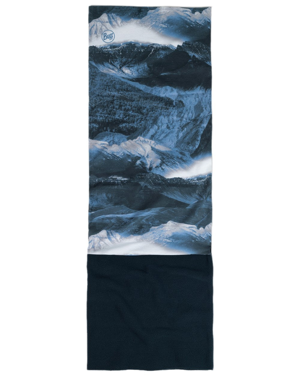 Blue Coloured Buff Polar Multifunctional Neckwear on white background