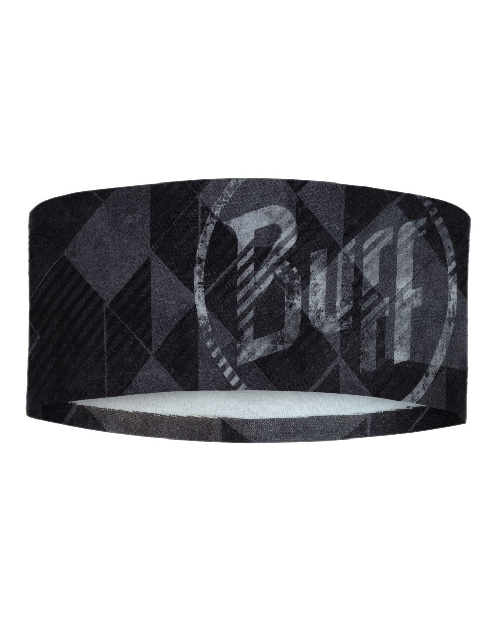 Micor Graphite Coloured Buff Thermonet Headband on white background