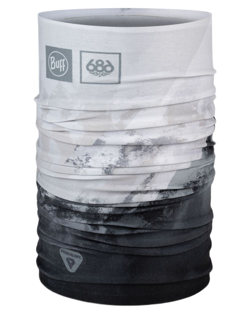 Vatna Grey Coloured Buff Thermonet Neckwear on white background