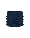 Buff Knitted & Polar Neck Warmer in Denim #colour_denim