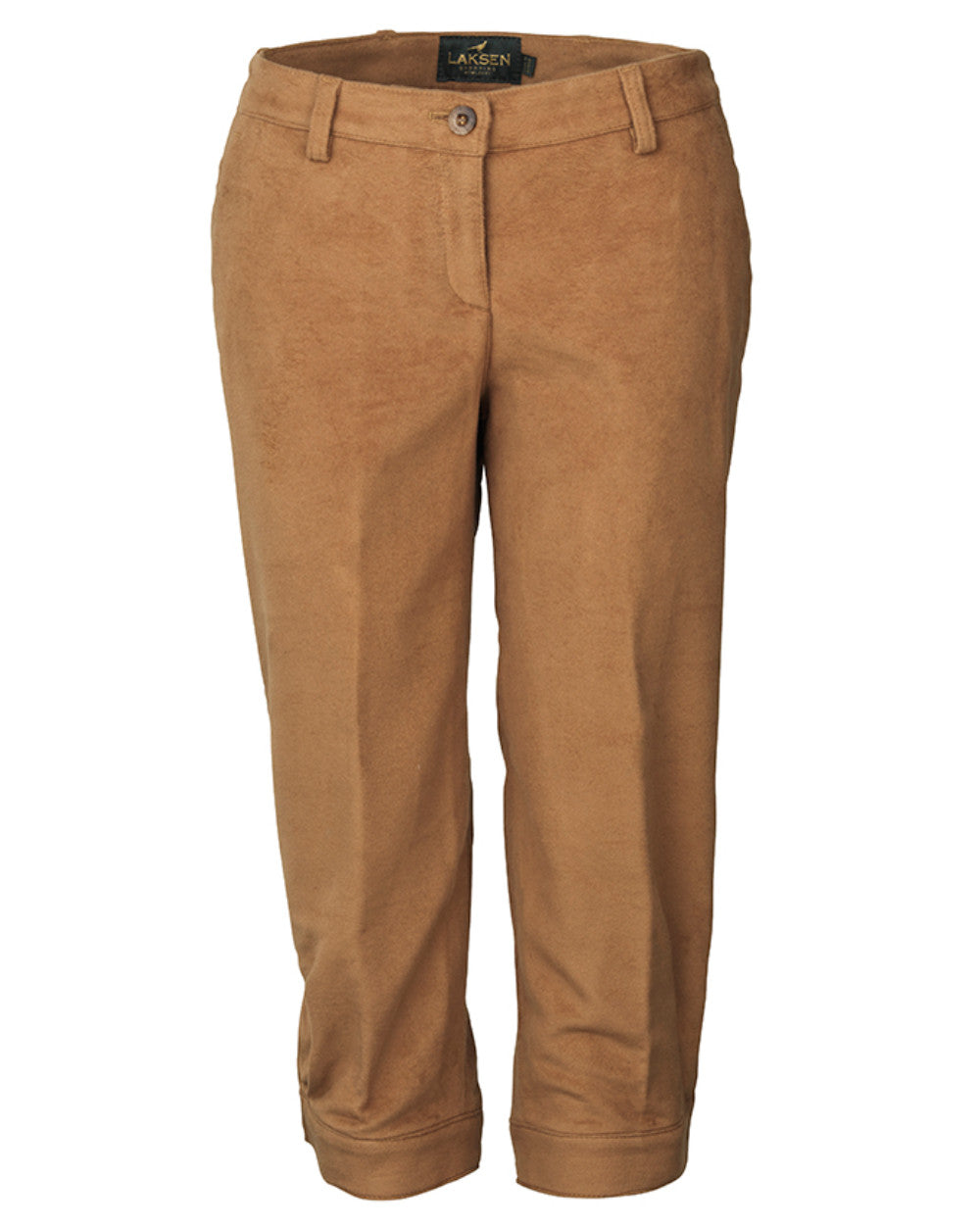 Camel Coloured Laksen Lady Belgravia Breeks On A White Background