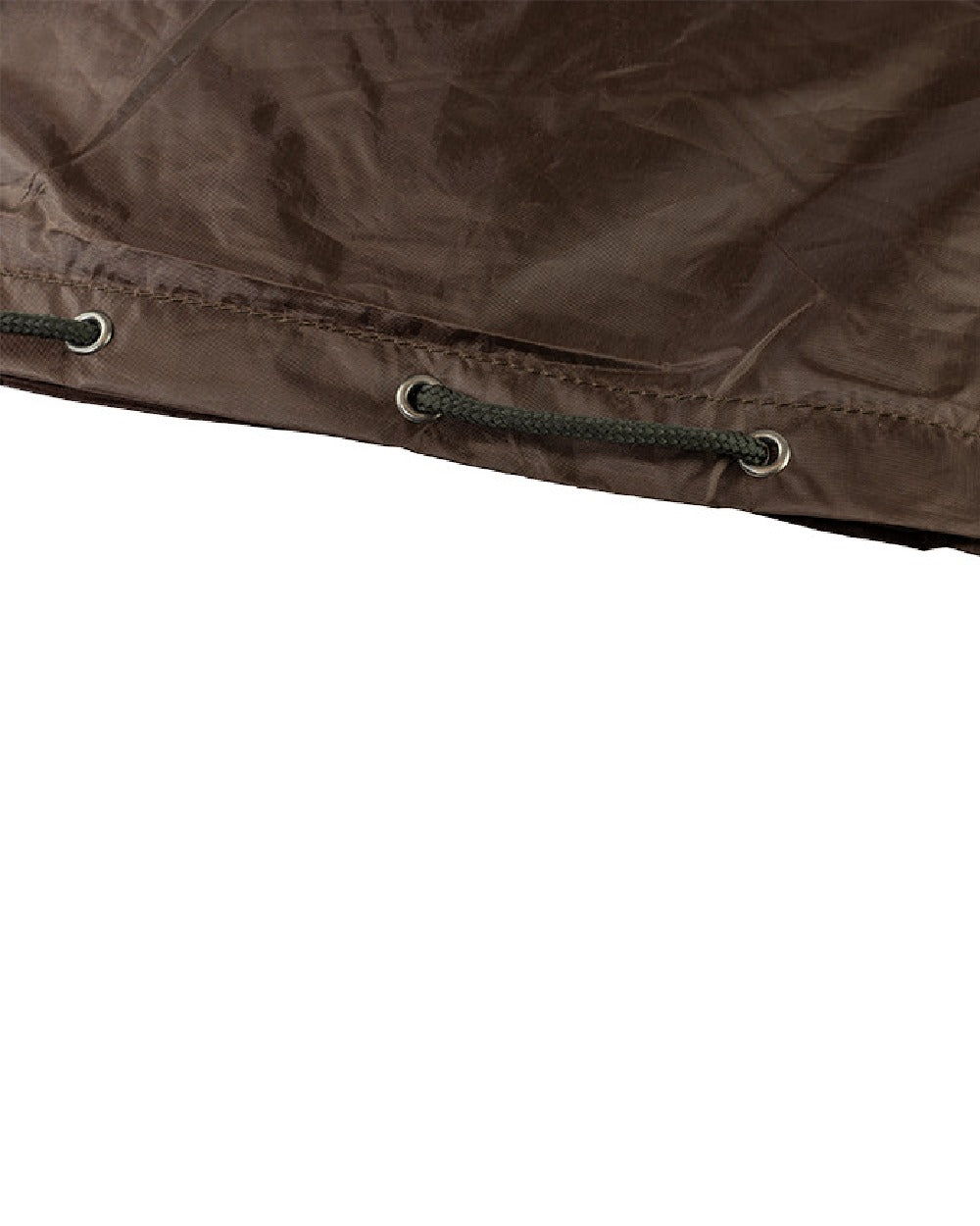 Brown coloured Canvas Roe Sack on white background