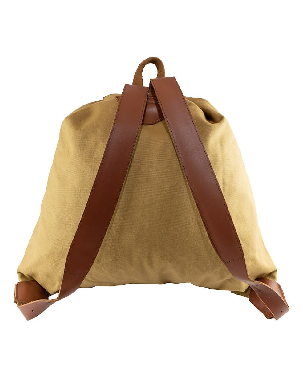 Fawn coloured Canvas Roe Sack on white background