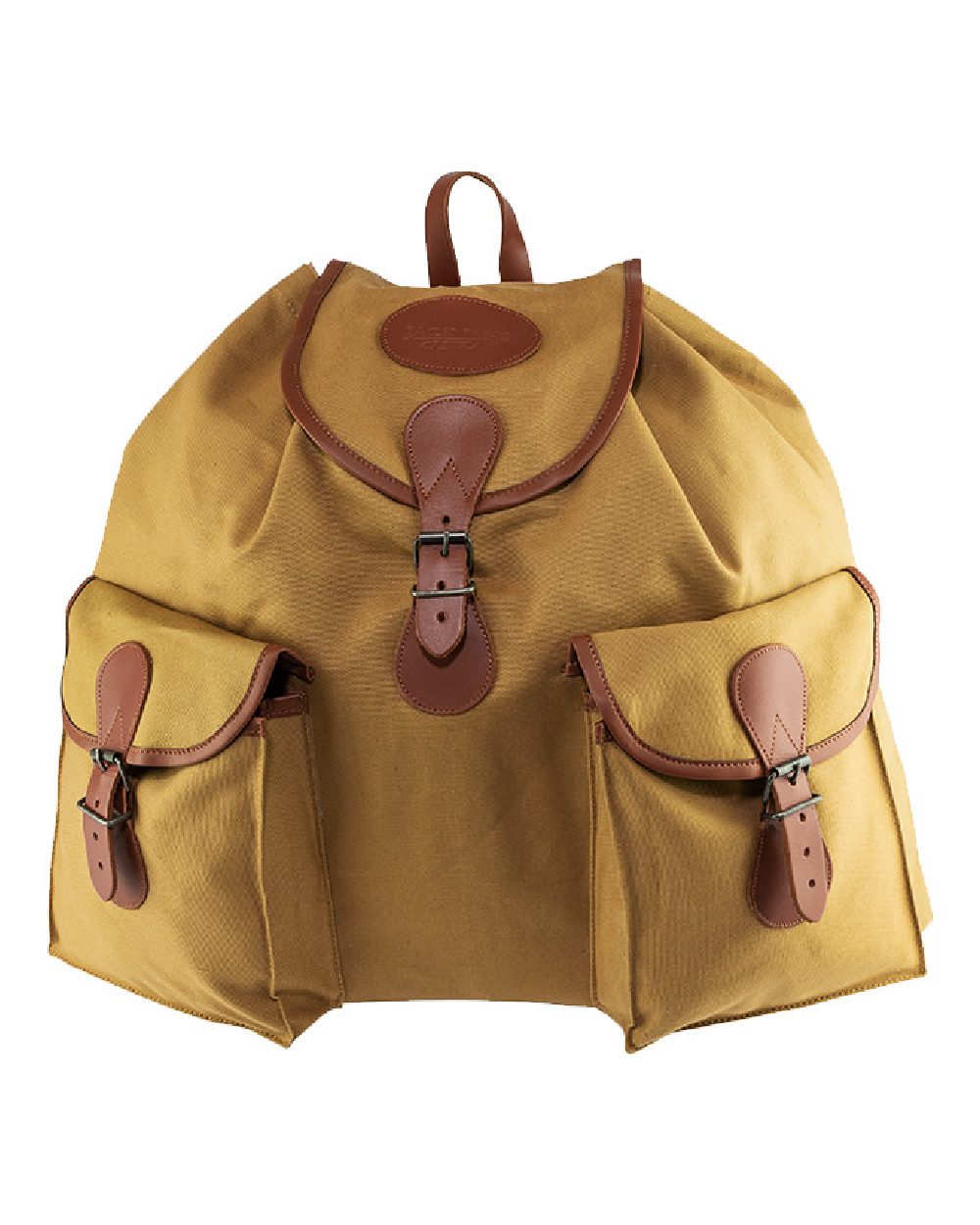 Fawn coloured Canvas Roe Sack on white background