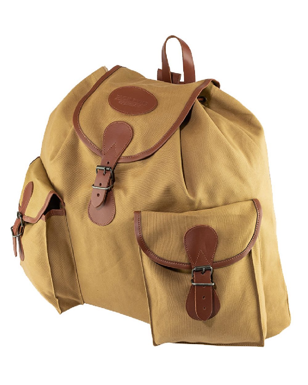 Fawn coloured Canvas Roe Sack on white background