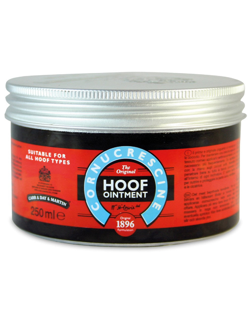 Carr & Day & Martin Cornucrescine Original Hoof Ointment 250ml on white background