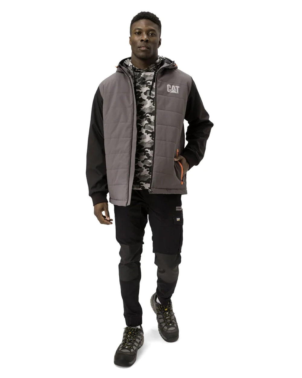 Caterpillar Tech Hybrid Jacket in Magnet