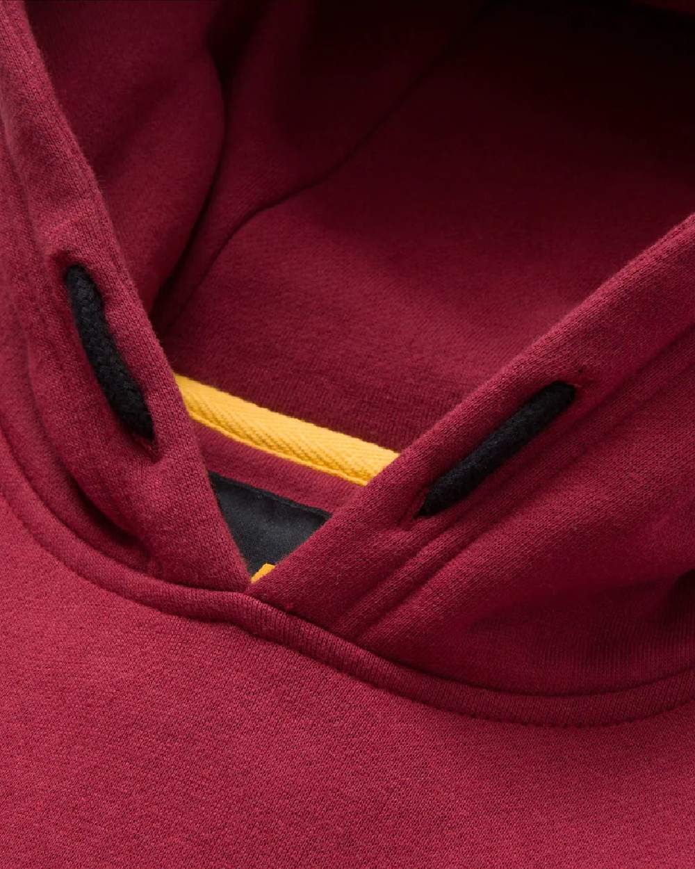 Caterpillar Trademark Banner Hooded Sweatshirt in Brick