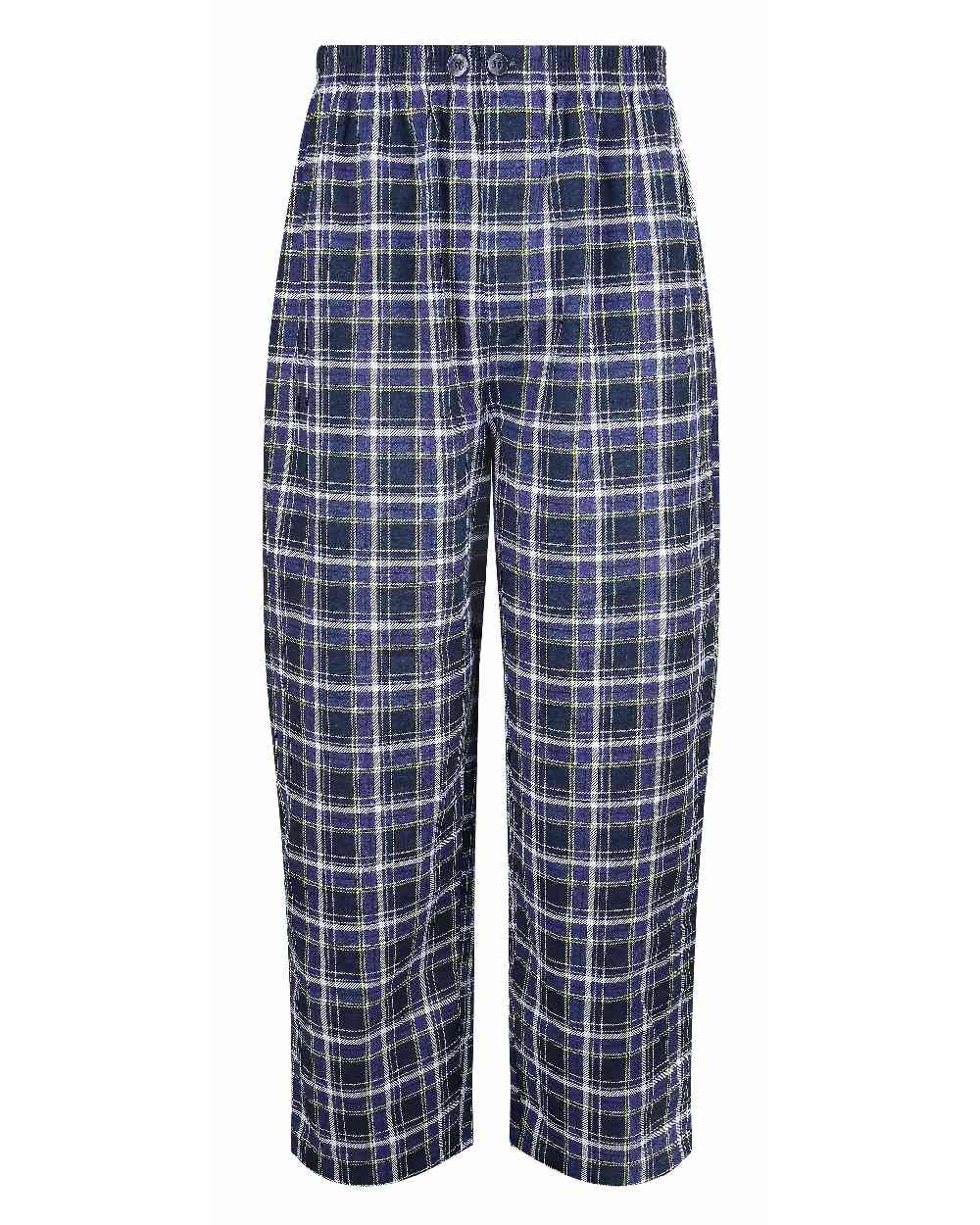 Blue coloured Champion Cambridge Cotton Pyjamas on white background