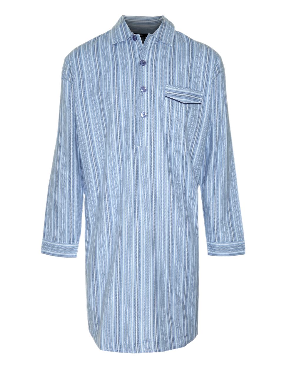 Light Blue coloured Champion Harrow Nightshirt on white background