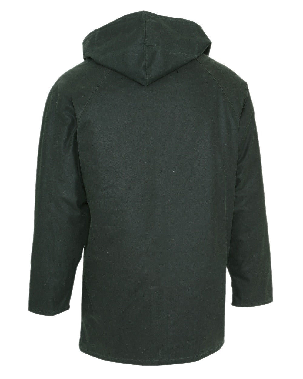 Green coloured Champion Howick Waxed Cotton Jacket on white background