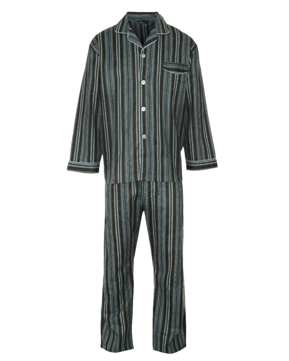 Blue coloured Champion Kingston Pyjamas 100% Cotton on white background