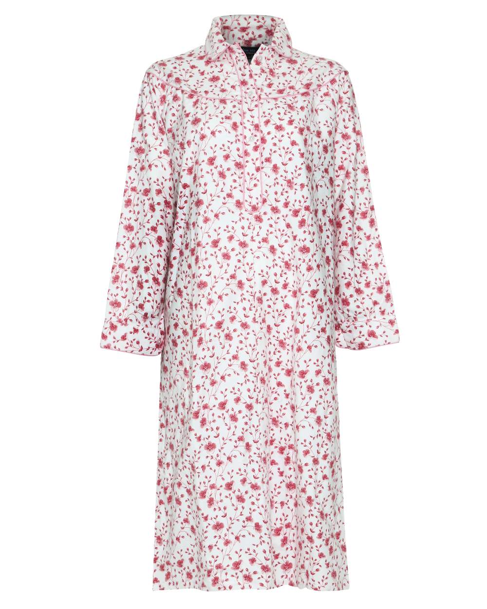 Pink Flower coloured Champion Ladies Eleanor Nightdress on white background