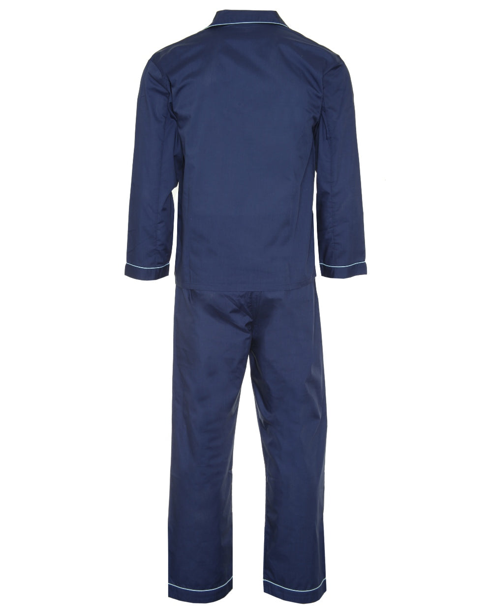 Navy coloured Champion Oxford Pyjamas on white background