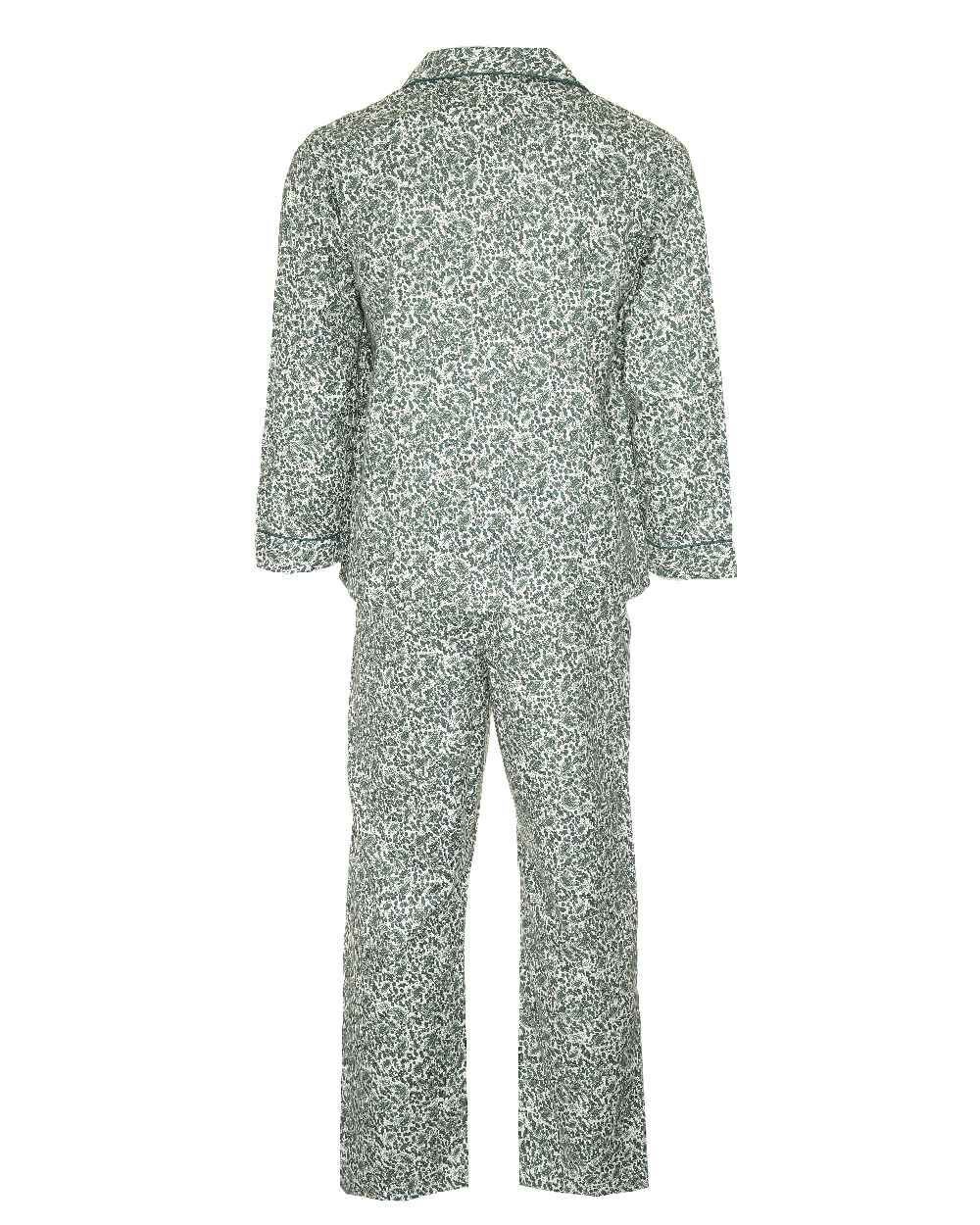 Green colour Champion Paisley Pyjamas on white background