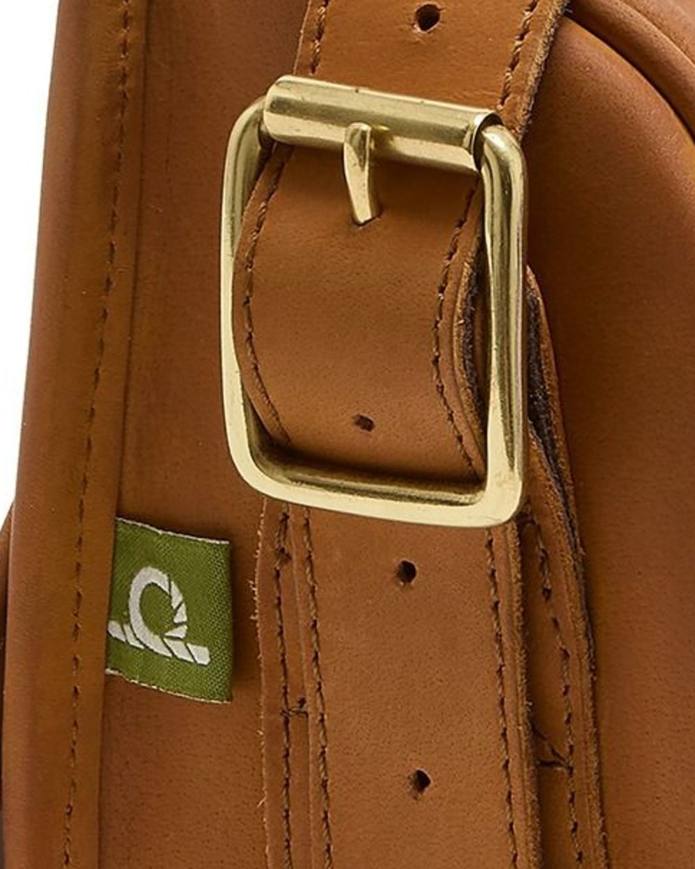 Tan Coloured Chatham Premium Antique Oiled Leather Cartridge Bag on white background