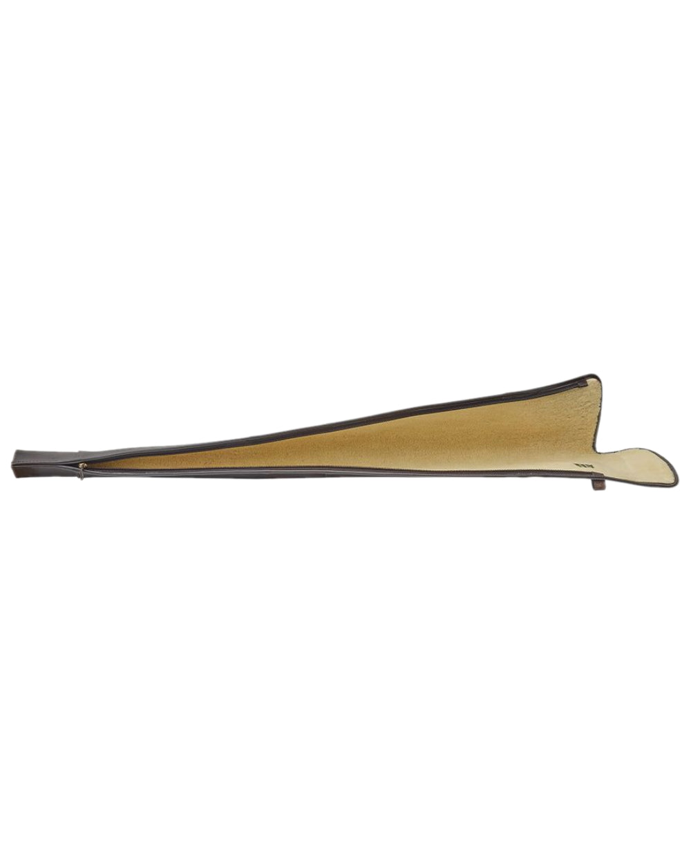 Dark Brown Coloured Chatham Premium Pull Up Leather Gun Slip on white background