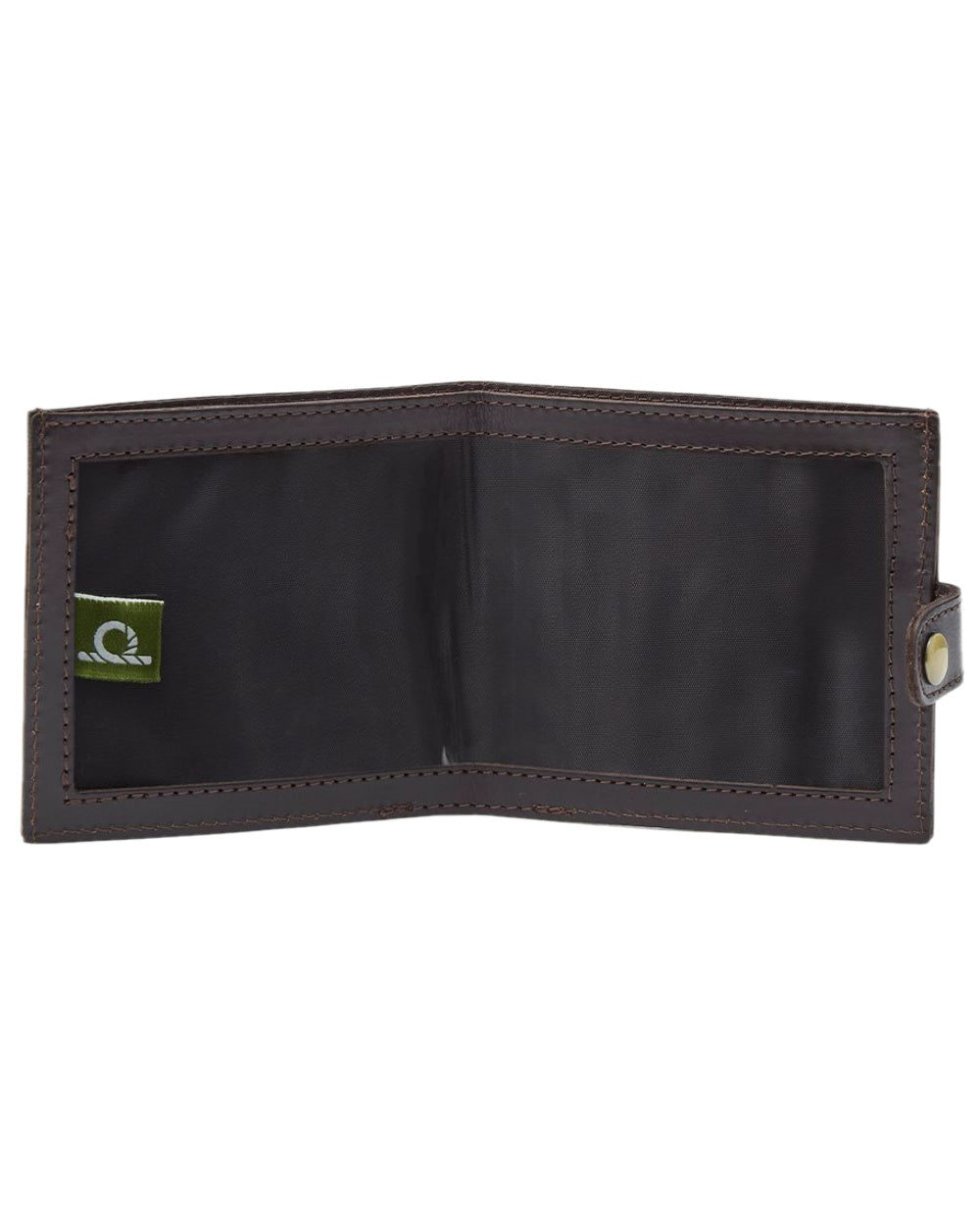 Dark Brown Coloured Chatham Premium Pull Up Leather License Cover on white background