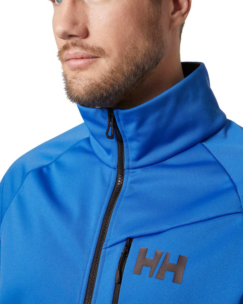 Cobalt 2.0 coloured Helly Hansen Mens HP Windproof Fleece 2.0 on white background