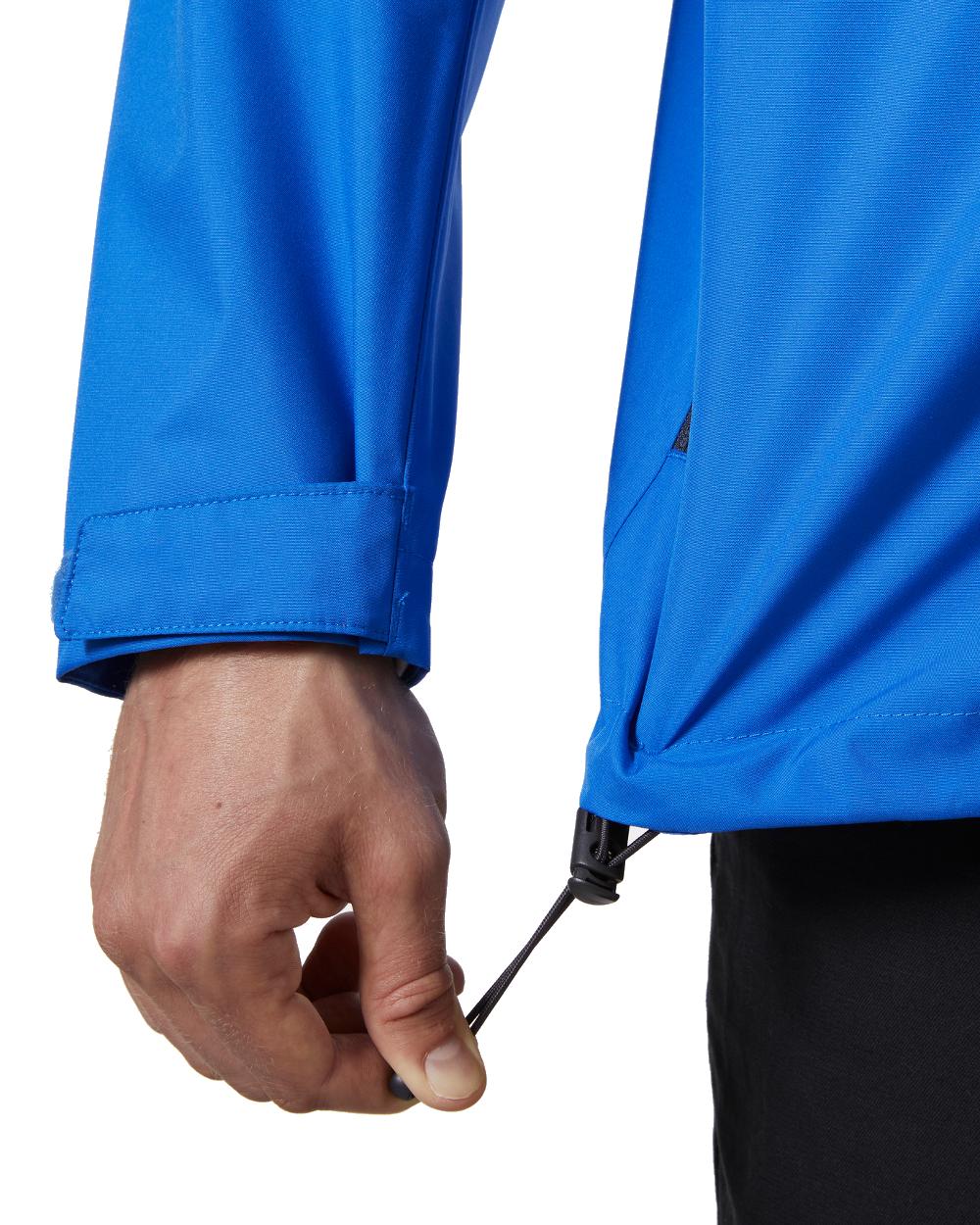 Cobalt 2.0 coloured Helly Hansen Mens Crew Hooded Jacket 2.0 on white background