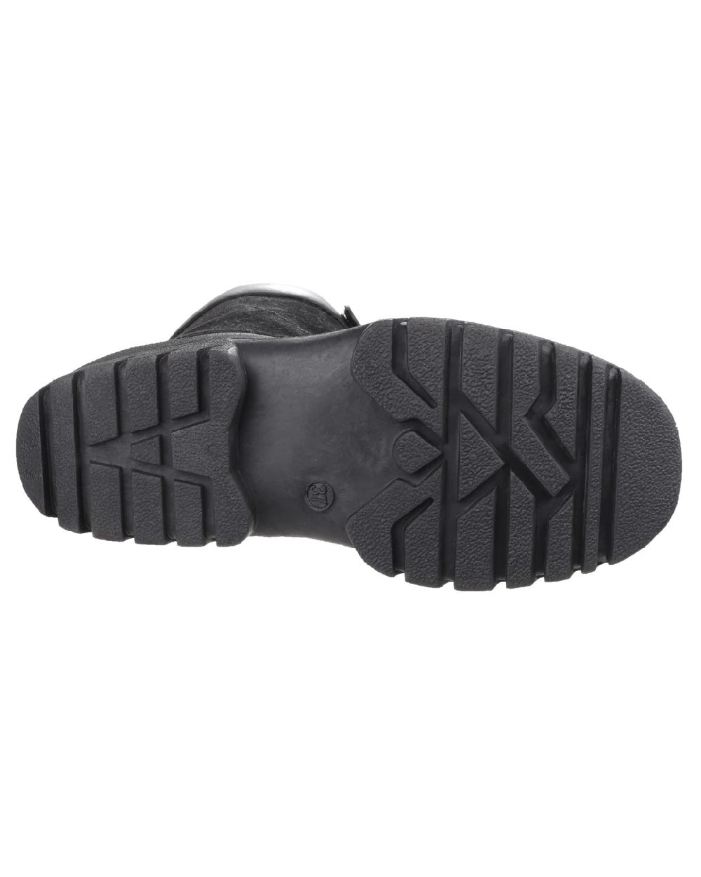 Black coloured Cotswold Mens Venture Waterproof Winter Boots on white background