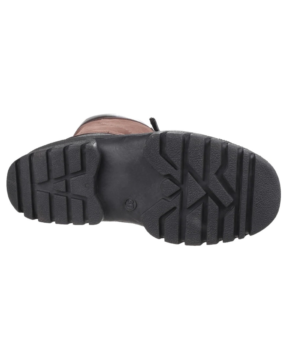 Brown coloured Cotswold Mens Venture Waterproof Winter Boots on white background