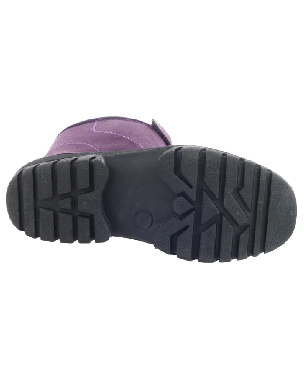 Purple coloured Cotswold Mens Venture Waterproof Winter Boots on white background