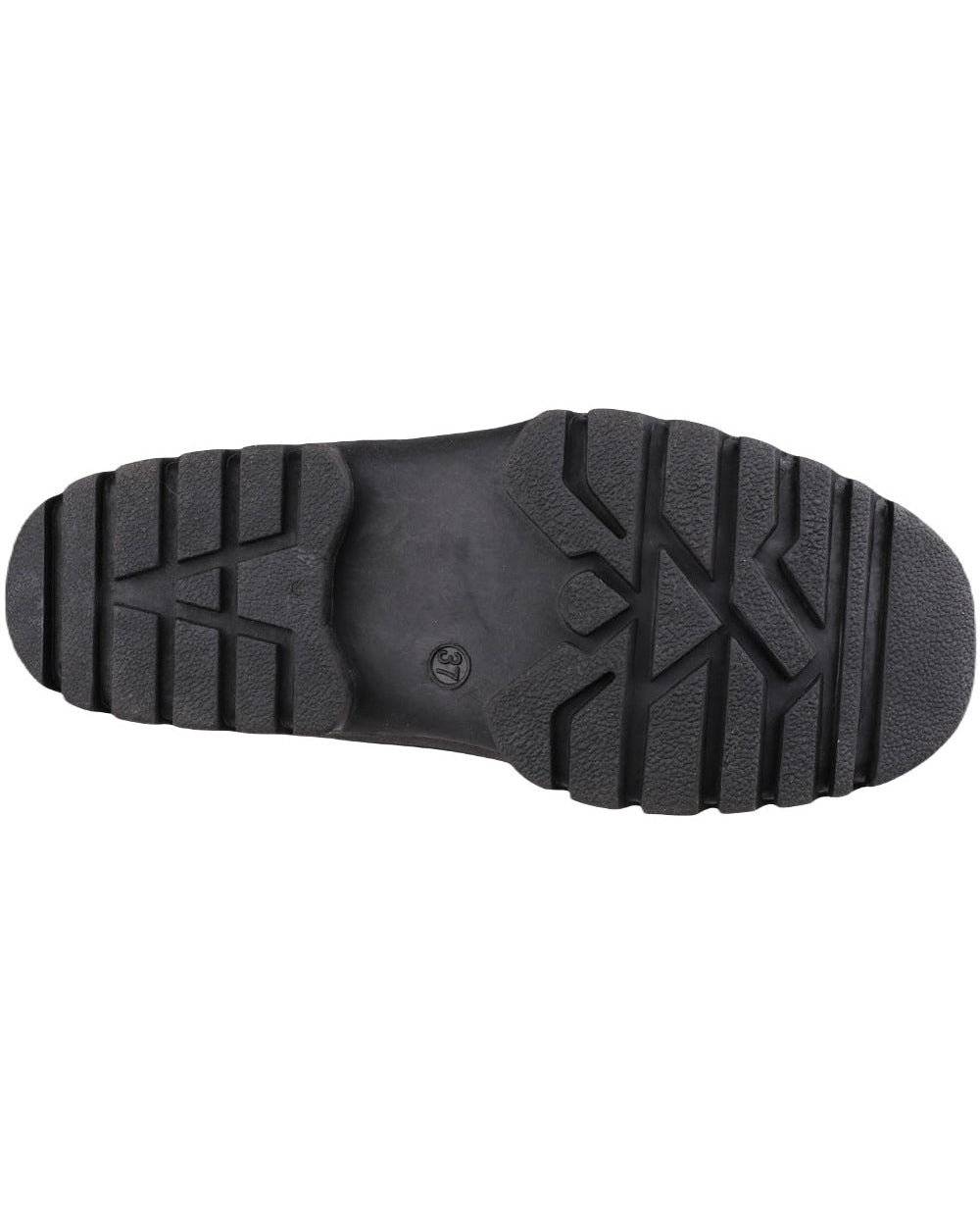 Black coloured Cotswold Mens Chase Zip Up Winter Boots on white background