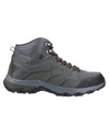 Olive Grey coloured Cotswold Mens Wychwood Recycled Hiking Boots on white background #colour_olive-grey