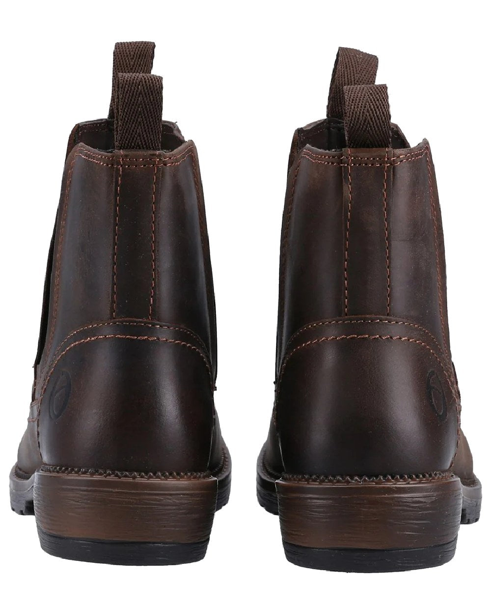Brown coloured Cotswold Womens Laverton Ankle Boots on white background