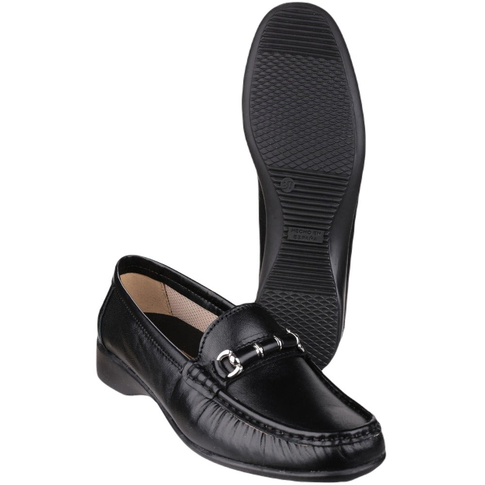 Cotswold Barrington Loafer Shoes In Black