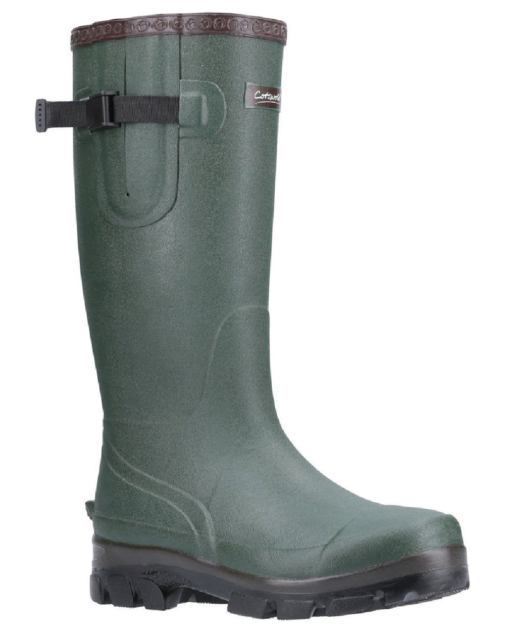 Cotswold Grange Buckle Fastening Wellington Boots in Green