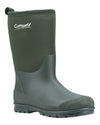 Cotswold Hilly Neoprene Childrens Wellington Boots In Green #colour_green