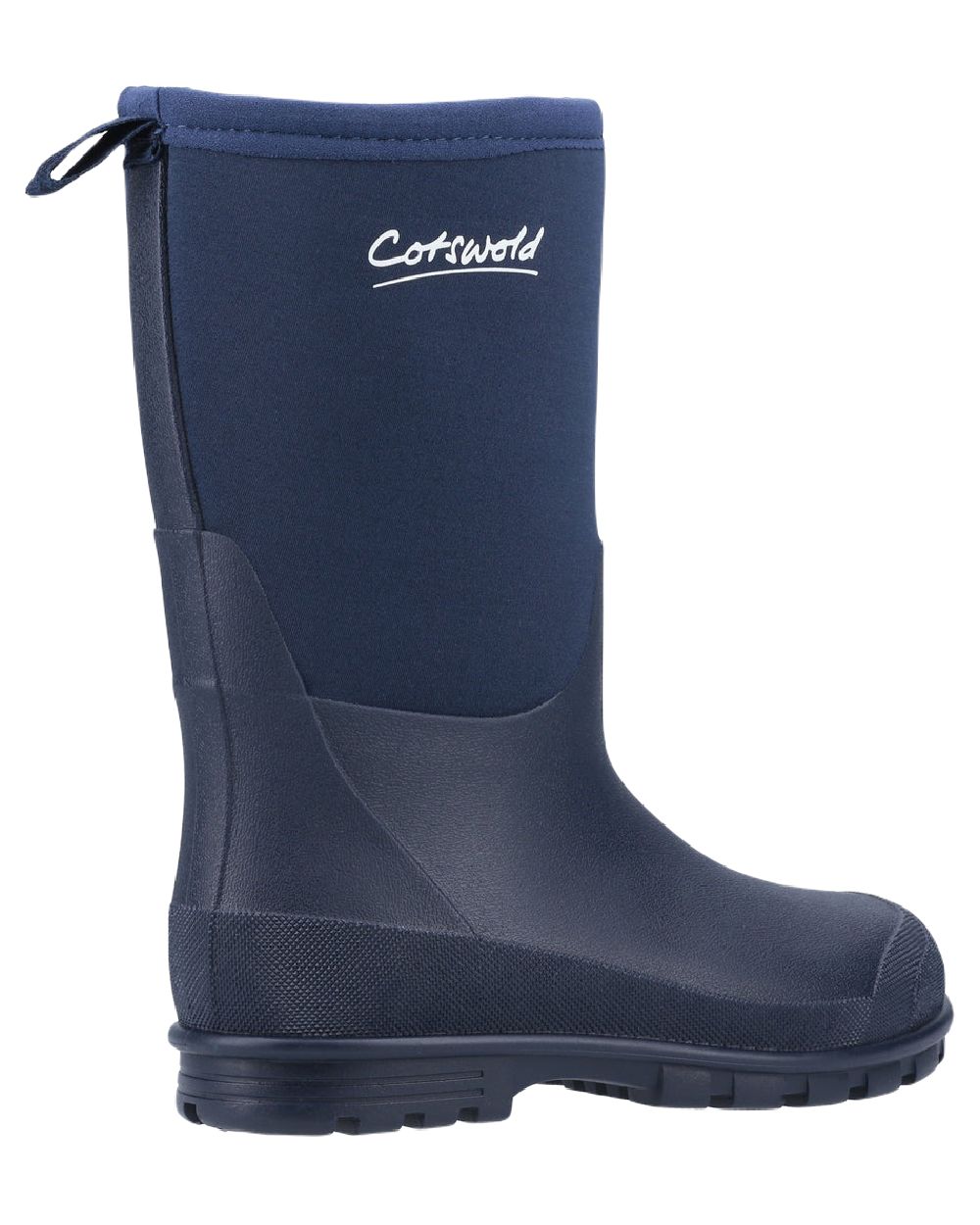 Cotswold Hilly Neoprene Childrens Wellington Boots In Navy 