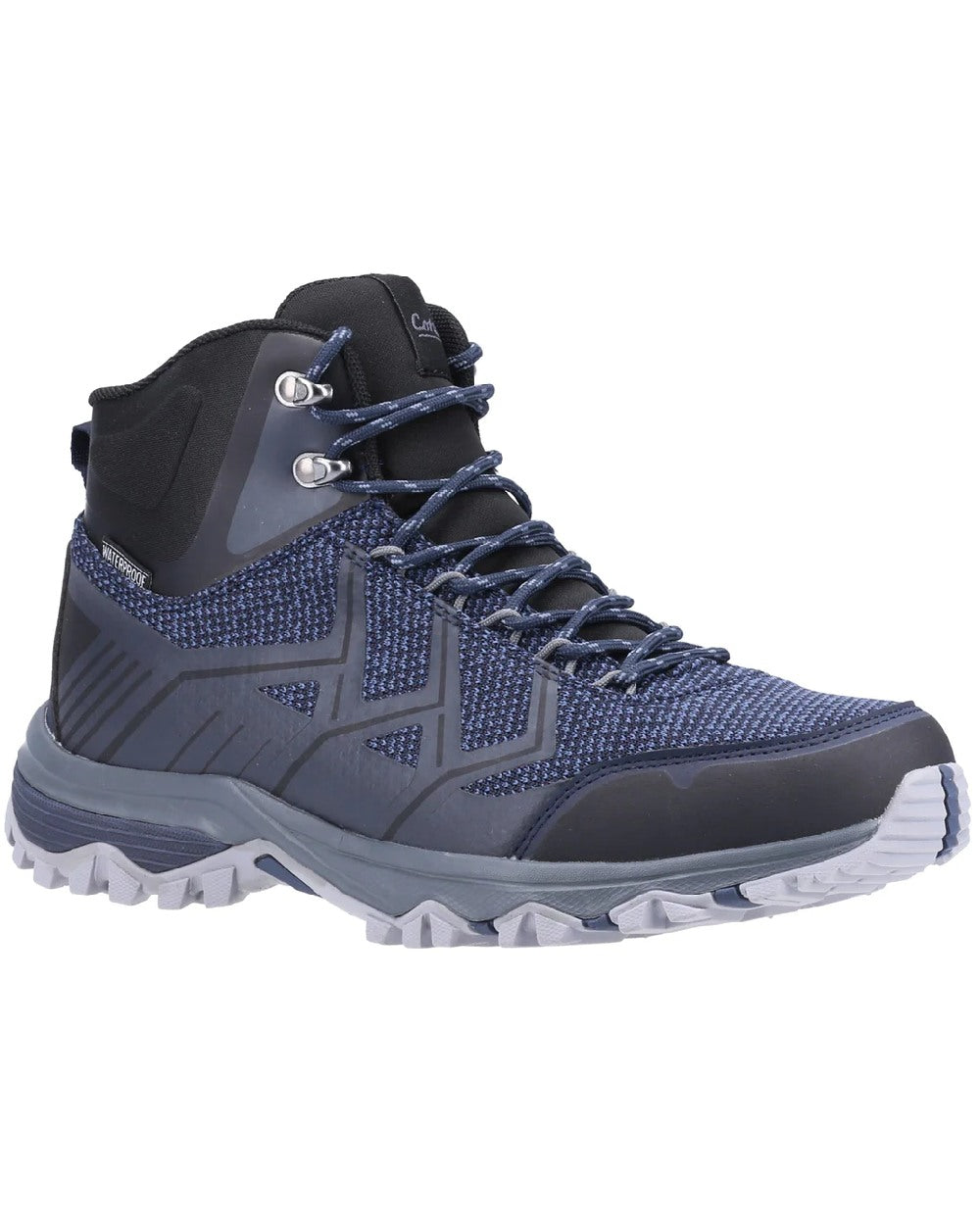 Cotswold Mens Wychwood Recycled Hiking Boots in Navy Black 