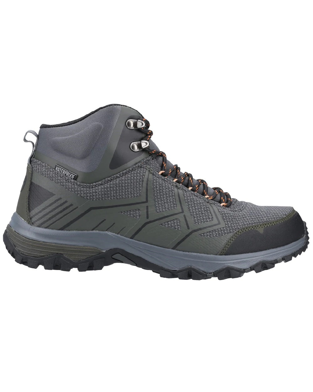 Cotswold Mens Wychwood Recycled Hiking Boots in Olive Grey 