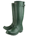 Cotswold Windsor Buckle Strap Rubber Wellingtons in Green #colour_green