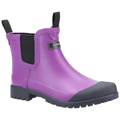 Cotswold Womens Blenheim Waterproof Ankle Boots in Purple 