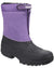 Cotswold Womens Venture Waterproof Winter Boots in Purple #colour_purple