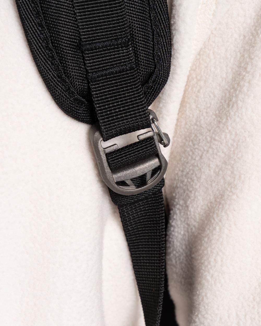 Black coloured Craghoppers 16L Kiwi Classic Rolltop II Backpack on white background