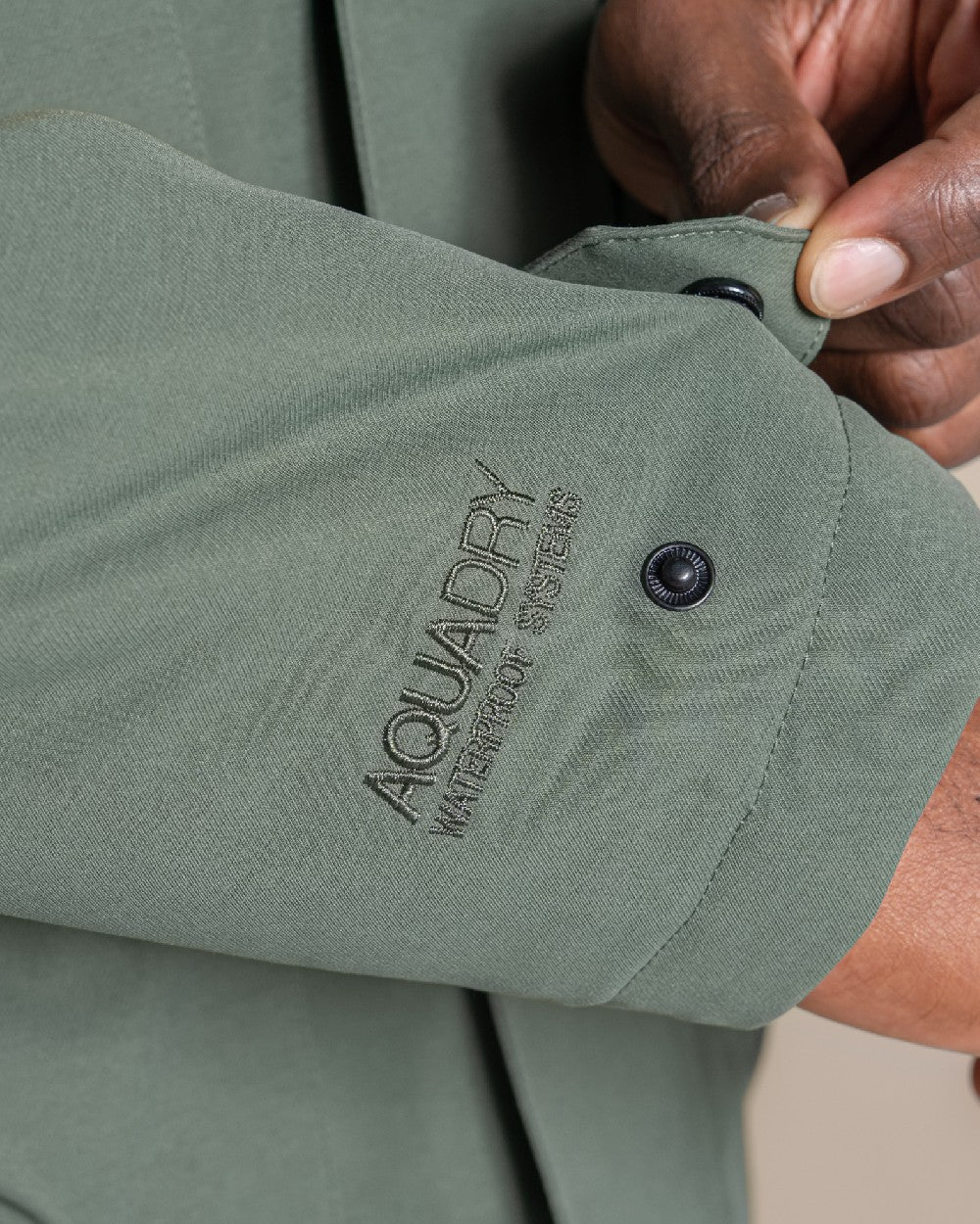 Lagano Green coloured Craghoppers Mens Agnar Jacket on close up