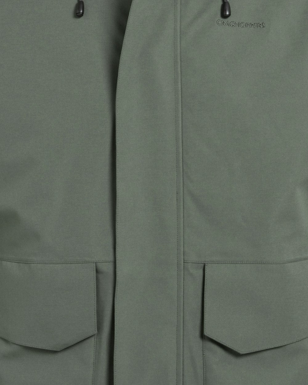 Lagano Green coloured Craghoppers Mens Agnar Jacket on close up