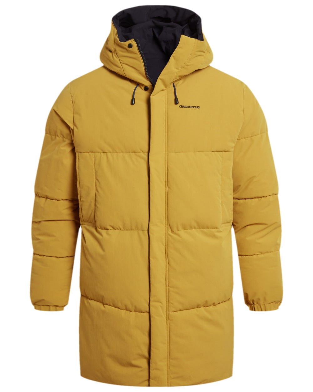 Dark Navy Beeswax Coloured Craghoppers Mens Bannerdale Reversible Jacket on white background