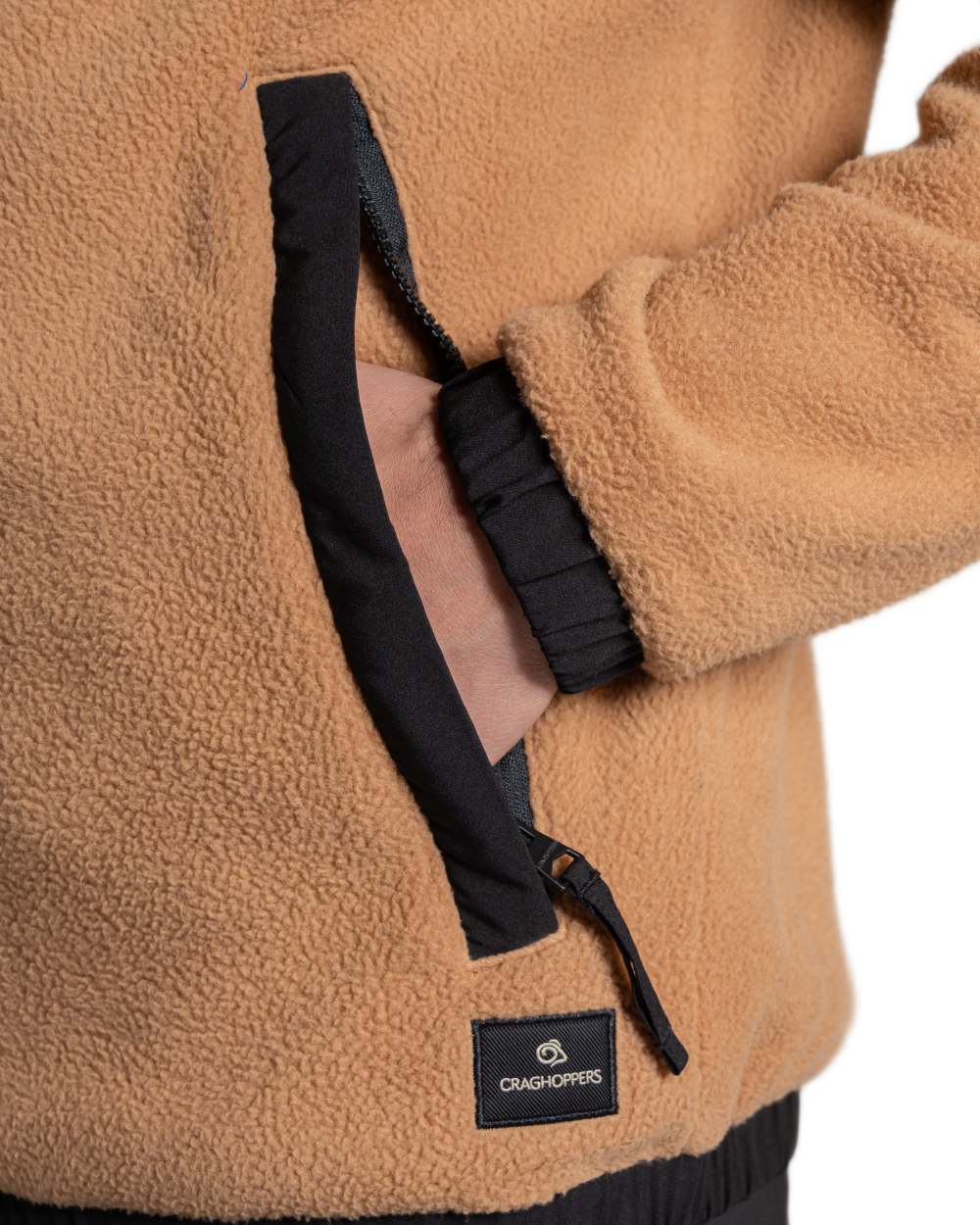 Boulder coloured Craghoppers Mens Braefell Jacket on white background