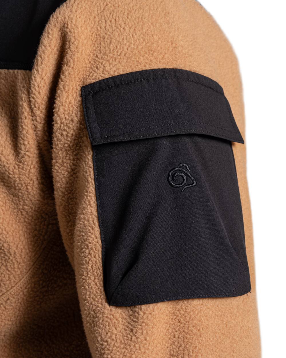 Boulder coloured Craghoppers Mens Braefell Jacket on white background