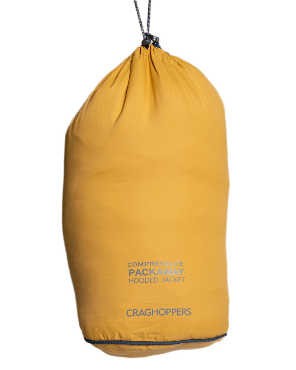 Beeswax coloured Craghoppers Mens Compresslite IX Hooded Insulating Jacket on white background