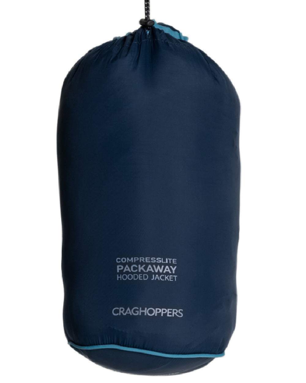 Blue Navy coloured Craghoppers Mens Compresslite IX Hooded Insulating Jacket on white background