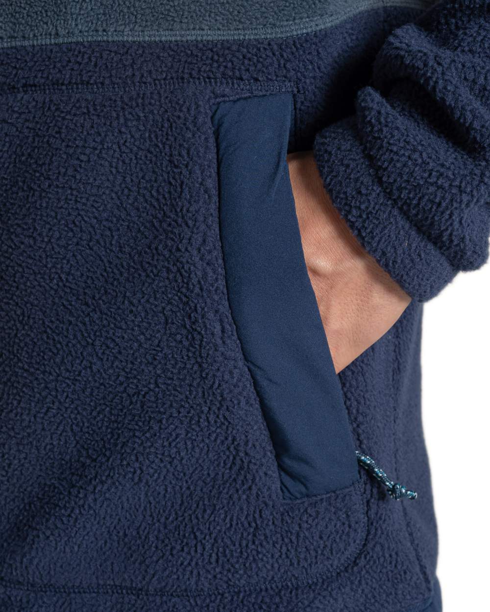 Blue Navy Blue Stone coloured Craghoppers Mens Dades Jacket on white background