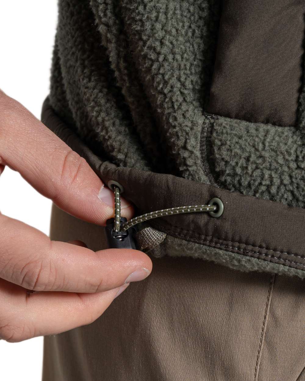 Dark Sage Ecru coloured Craghoppers Mens Dades Jacket on white background