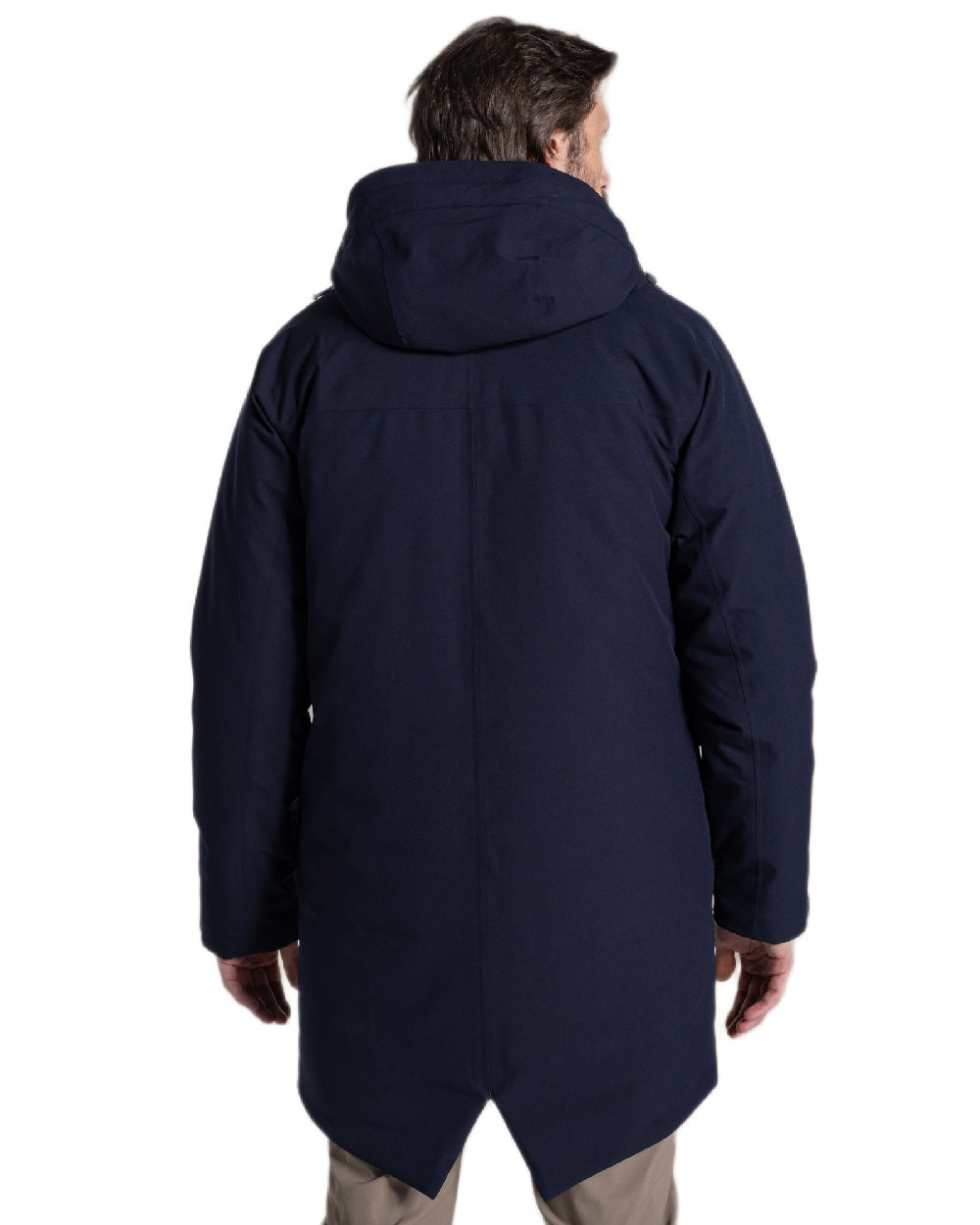 Dark Navy Coloured Craghoppers Mens Grisedale Thermic Jacket on white background